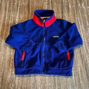 Kid’s Patagonia Fleece Pullover Jacket Blue, 3-4Y